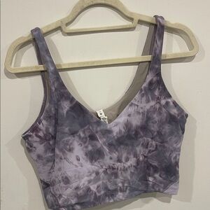lululemon athletica Purple Tie-Dye Align Tank Top